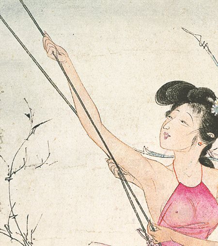 彭山县-胡也佛的仕女画和最知名的金瓶梅秘戏图